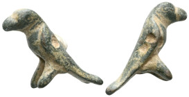 ANCIENT ROMAN BRONZE EAGLE FIGURINE.(1st - 2nd Century).Ae