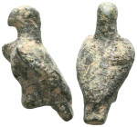 ANCIENT ROMAN BRONZE EAGLE FIGURINE.(1st - 2nd Century).Ae