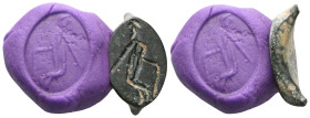 ANCIENT ROMAN BRONZE RING.(3rd–4th centuries).Ae.