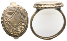 ANCIENT ROMAN BRONZE RING.(3rd–4th centuries).Ae