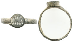 ANCIENT ROMAN BRONZE RING.(3rd–4th centuries).Ae
