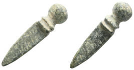 ANCIENT ROMAN BRONZE SWORD PENDANT.(Circa 1st - 2nd century).Ae.