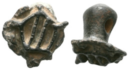ANCIENT ROMAN BRONZE STAMP SEAL.(1st-2nd century).Ae.