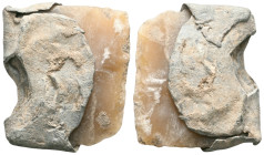 ANCIENT GREEK STONE KNIFE WITH LEAD HANDLE