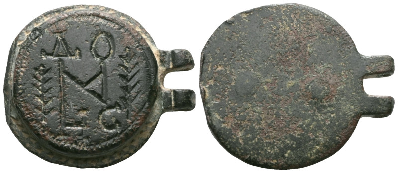 ANCIENT ROMAN BRONZE MILITARY BUCKLE.(1st-2nd century).Ae.

Weight: 29,6 gr
D...