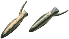 ANCIENT ROMAN BRONZE ARROW HEAD.(Circa 2 th Century). Ae.