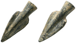 ANCIENT ROMAN BRONZE ARROW HEAD.(Circa 2 th Century). Ae.