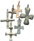 BYZANTINE EMPIRE.Bronze Cross.(8th-10th century).Ae.