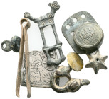 GROUP OF ANCIENT ROMAN - ISLAMIC  BRONZE  OBJECTS.