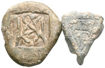 ANCIENT BYZANTINE Pb WEIGHTS.