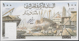 ALGERIA. Banque Centrale d'Algerie. 100 Dinars, 1964. P-125a. Extremely Fine.

Estimate: $75.00- $100.00