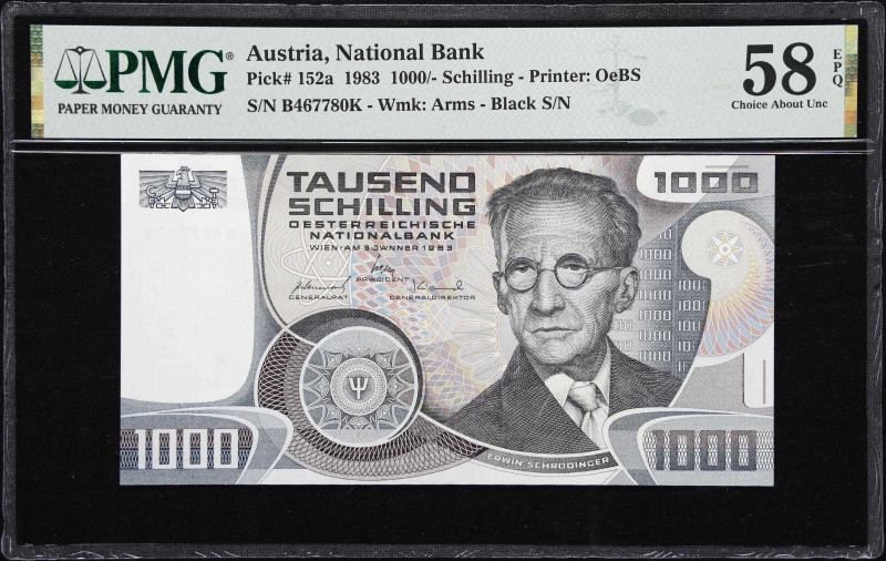 AUSTRIA. Oesterreichische Nationalbank. 1000 Schilling, 1983. P-152a. PMG Choice...