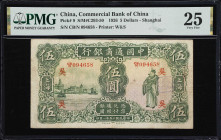 CHINA--REPUBLIC. Commercial Bank of China. 5 Dollars, 1926. P-9. S/M#C293-50. PMG Very Fine 25.
Shanghai. Serial number CB/N 094658.

Estimate: $10...