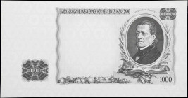 CZECHOSLOVAKIA. Narodni Banka Ceskoslovenska. 1000 Korun, ND (1934). P-26a. Progress Proof. Uncirculated.

Estimate: $100.00- $200.00