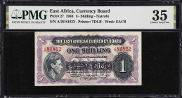 EAST AFRICA. East African Currency Board. 1 Shilling, 1943. P-27. PMG Choice Very Fine 35.

Estimate: $50.00- $100.00
