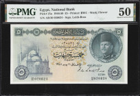 EGYPT. National Bank of Egypt. 5 Egyptian Pounds, 1946-50. P-25a. PMG About Uncirculated 50.

Estimate: $150.00- $300.00