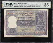 INDIA. Reserve Bank of India. 100 Rupees, ND (1962-67). P-45. Jhun&Rez 6.7.4.2. PMG Choice Very Fine 35.
PMG comments "Staple Holes."

Estimate: $1...