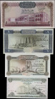 IRAQ. Lot of (4). Central Bank of Iraq. 1/4, 1/2, 1 & 5 Dinars, ND (1969-73). P-57, 58, 59 & 61. About Uncirculated.
From the Scott Lindquist Collect...