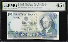 IRELAND, NORTHERN. First Trust Bank. 50 Pounds, 1998. P-138a. FT11. PMG Gem Uncirculated 65 EPQ.

Estimate: $100.00- $200.00