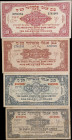 ISRAEL. Lot of (4). Anglo-Palestine Bank Limited. 500 Mils, 1, 5 & 10 Pounds, ND (1948-1951). P-14a, 15a, 16a & 17a. Very Fine.
Four circulated notes...