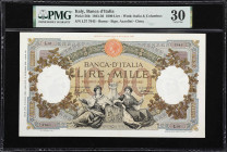 ITALY. Banca d'Italia. 1000 Lire, 1935. P-56b. PMG Very Fine 30.
Wonderful details and eye appeal on this large size high denomination note printed b...