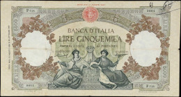 ITALY. Banca d'Italia. 5000 Lire, 1947. P-85c. Very Fine.

Estimate: $100.00- $200.00