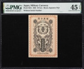 JAPAN. Great Japanese Government - Ministry of Finance. 10 Sen, 1904. P-M1b. PMG Choice Extremely Fine 45 EPQ.
Small change military issued denominat...