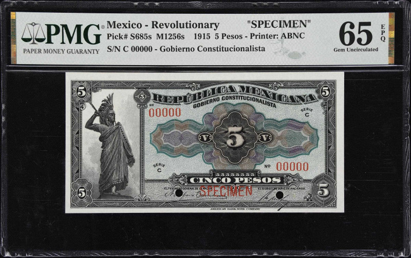 MEXICO--REVOLUTIONARY. Lot of (3). Republica Mexicana - Gobierno Constitucionali...