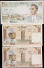 MOROCCO. Lot of (3). Banque du Maroc. 10 & 50 Dirhams, 1968 (ND 1960-63). P-54a, 54b & 55c. Very Fine.

Estimate: $125.00- $250.00