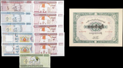 MYANMAR. Lot of (12). Central Bank of Myanmar. 500, 1000, 5000, 10,000 & 20,000 Kyats, ND (2009-23). P-Unlisted, 81, 82, 84, 85, 86 & 87.

Estimate:...