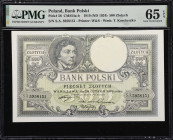 POLAND. Bank Polski. 500 Zlotych, 1919. P-58. CM#54a. PMG Gem Uncirculated 65 EPQ.
PMG Gem Uncirculated 65 EPQ.

Estimate: $150.00- $200.00