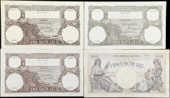 ROMANIA. Lot of (4). Banca Nationala a Romaniei. 100 & 500 Lei, 1931-40. P-32, 33 & 50. Very Fine.
From the Al Kugel Collection.

Estimate: $300.00...