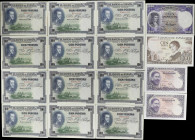 SPAIN. Lot of (16). Banco de Espana. 25 & 100 Pesetas, 1925-65. P-69c, 83, 147 & 150. Very Fine to Uncirculated.
From the Scott Lindquist Collection....
