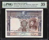 SPAIN. Lot of (2). Banco de Espana. 500 & 1000 Pesetas, 1925-27. P-70c & 73c. PMG Choice Very Fine 35.

Estimate: $100.00- $200.00