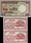 SUDAN. Lot of (3). Bank of Sudan. 25 Piastres & 5 Sudanese Pounds, 1966-67. P-6a, 6b & 9c. Fine to Extremely Fine.
From the Scott Lindquist Collectio...