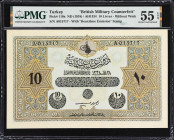 TURKEY. Dette Publique Ottomane. 10 Livres, ND (1918). P-110x. British Military Counterfeit. PMG About Uncirculated 55 EPQ.

Estimate: $100.00- $200...