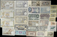 MIXED LOTS. Lot of (28). Algeria, Belgium, Canada, France, Germany, Great Britain, Italy, Lithuania & Yugoslavia. Mixed Banks. Mixed Denominations, Mi...