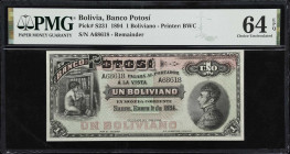 MIXED LOTS. Lot of (5). Argentina, Bolivia, Dominican Republic, & Mexico-Revolutionary. Mixed Banks. Mixed Denomination, 1894-75 (ND 1985-2016). P-114...