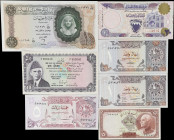 MIXED LOTS. Lot of (7). Bahrain, Egypt, Iran, Qatar & Pakistan. Mixed Banks. Mixed Denominations, Mixed Dates. P-Various. About Uncirculated to Uncirc...