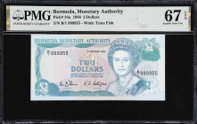 MIXED LOTS. Lot of (9). Belize, Bermuda, East Caribbean States, Falkland Islands, Great Britain, Guernsey & Mauritius. Mixed Banks. Mixed Denomination...