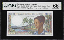 MIXED LOTS. Lot of (5). Comoros, South Africa, West Africa States, & Zimbabwe. Mixed Banks. Mixed Denominations, 1943-2008 & ND (1962-84). P-11b, 84e,...