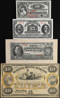 MIXED LOTS. Lot of (4). Ecuador, Mexico, Nicaragua & Uruguay. Mixed Banks. Mixed Denominations, 1870-1915 & ND (1892). P-52cs, S172, S172b & S1069. Un...
