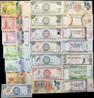 MIXED LOTS. Lot of (21). Guyana, Trinidad & Tobago & Uganda. Mixed Banks. Mixed Denominations, Mixed Dates. P-Various. Uncirculated.
From the Scott L...