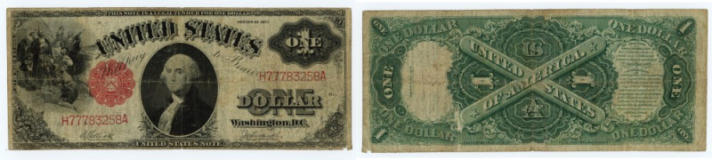 USA - 1 dolar 1917 
Grade: F+