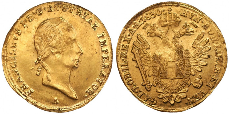 AUSTRIA - Franciszek II (1792-1835) - Dukat 1830 (A) Wiedeń złoto, waga: 3,44 gr...