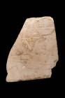 MONUMENTAL EGYPTIAN LIMESTONE RELIEF DEPICTING A NOBLEMAN FISHING WITH HARPOON

Old Kingdom, 6th Dynasty, Ca. 2345 - 2181 BC An Egyptian limestone r...