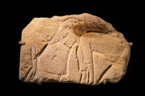 EGYPTIAN SANDSTONE RELIEF DEPICTING A WORKER

 New Kingdom, 18th to 20th Dynasty, Ca. 1550 - 1069 BC An Egyptian sandstone relief showing a worker. ...