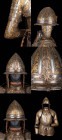 SUPERB ITALIAN ETCHED AND GILT ARMOUR BY POMPEO DELLA CESA

 Ca. AD 1590 An incredible half-suit of infantry armour, the whole surface of each piece...