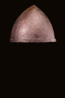 SUPERB NORMAN IRON HELMET

 Ca. AD 900 - 1100 An exceedingly fine iron helmet made up of four wide iron bands attached with rivets supporting an iro...