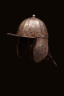 EASTERN EUROPEAN LOBSTER-TYPE HELMET 

 Ca. AD 1600 - 1700 An Eastern European or German lobster-type helmet composed of a brim, cheek protection, a...